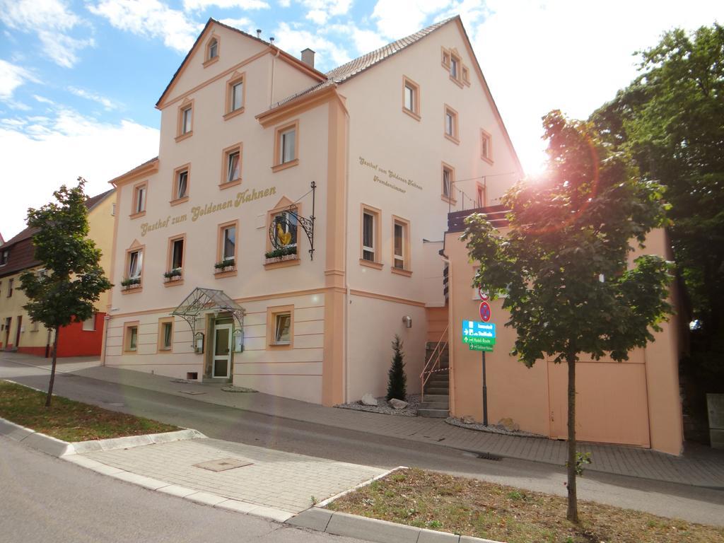 Markgröningen Hotel-Restaurant Zum Goldenen Hahnen מראה חיצוני תמונה